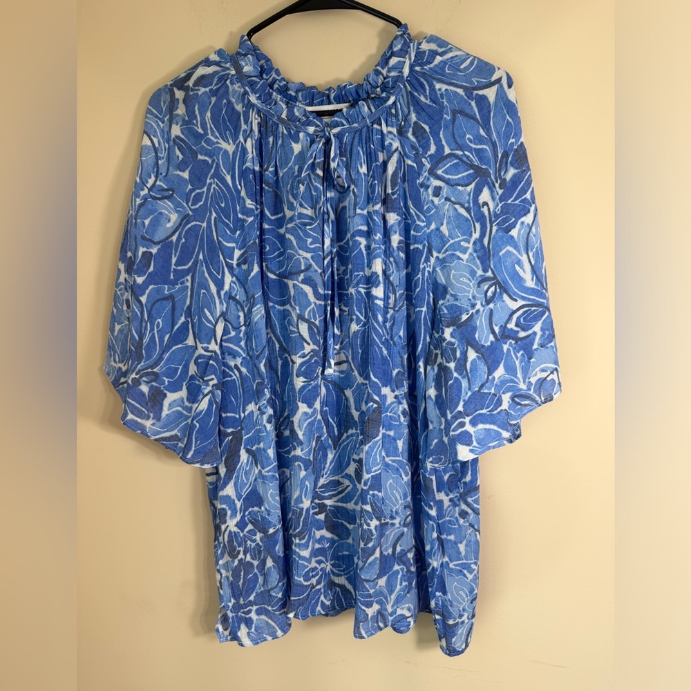 Counterparts off shoulders floral lightweight top size XL